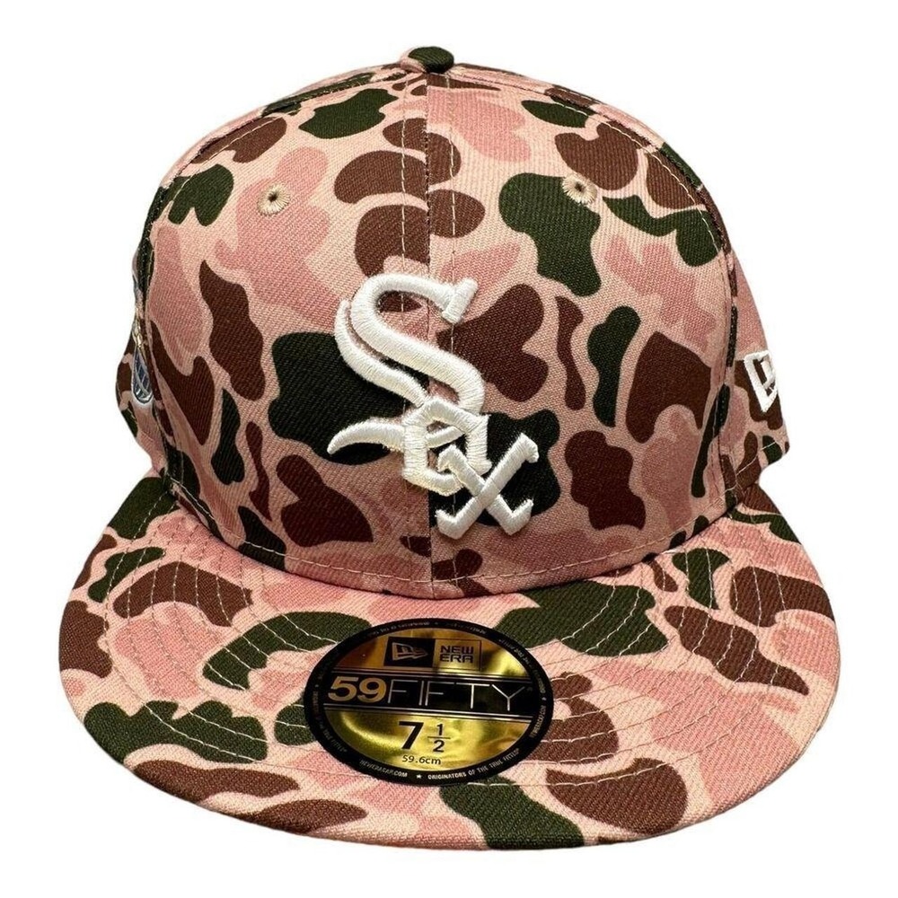 New Era 59FIFTY Chicago White Sox Camo 2005 World Series Men's Hat 7-1/2 NWT